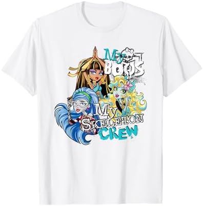 My Boos My Skeleton Crew Monster High slogan t-shirt