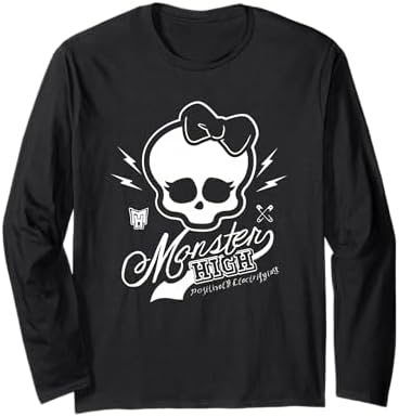 Skullette and Monster High logo long sleeve t-shirt