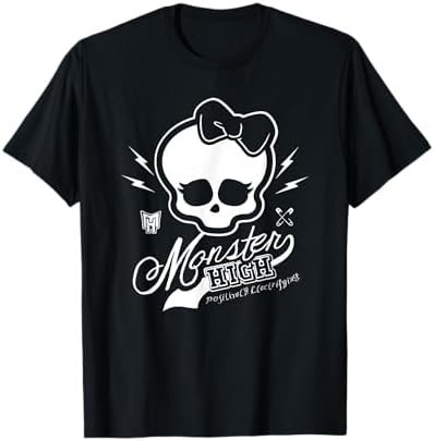 Skullette emblem and Monster High logo t-shirt