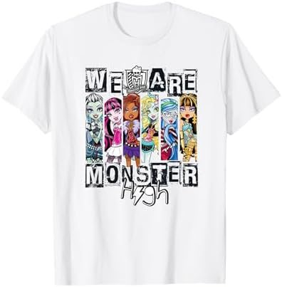We Are Monster High panels graphic t-shirt