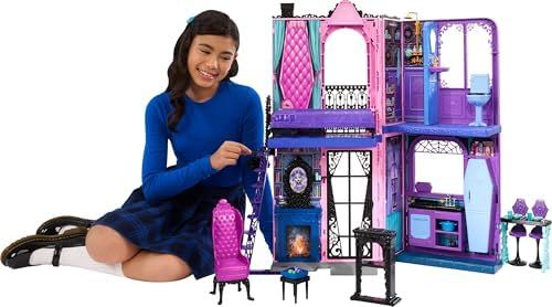 Monster High Boo-tique Hotel foldable doll house with spooky rooms