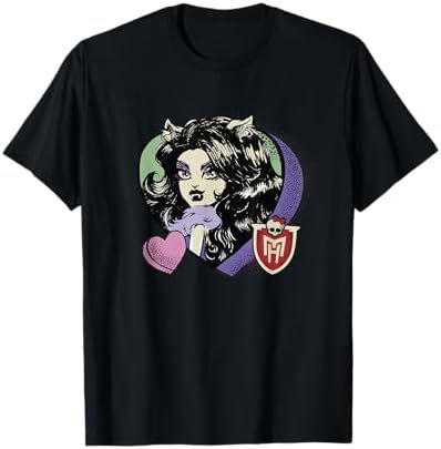 Clawdeen Wolf Valentine candy heart Monster High t-shirt