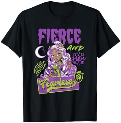 Clawdeen Wolf Fierce and Fearless Monster High graphic tee