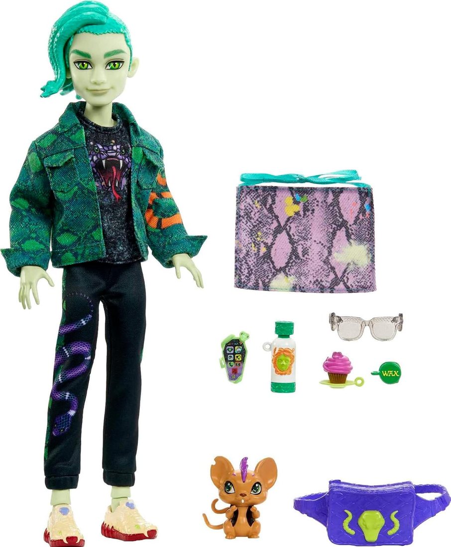 Deuce Gorgon Doll with Pet Mouse view 6