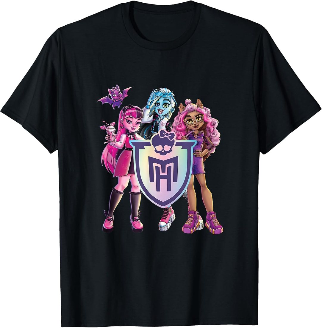 Draculaura, Frankie and Clawdeen Trio Tee view 2