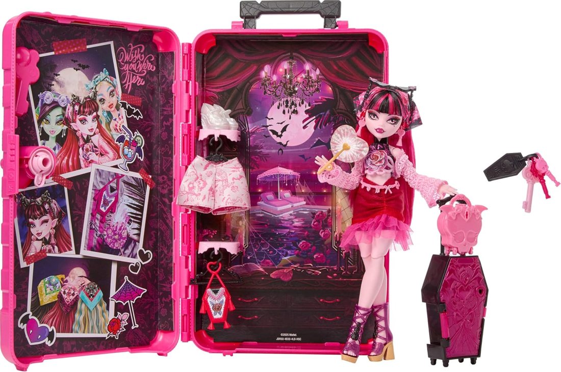 Draculaura Gore-geous Oasis Suitcase Set view 6