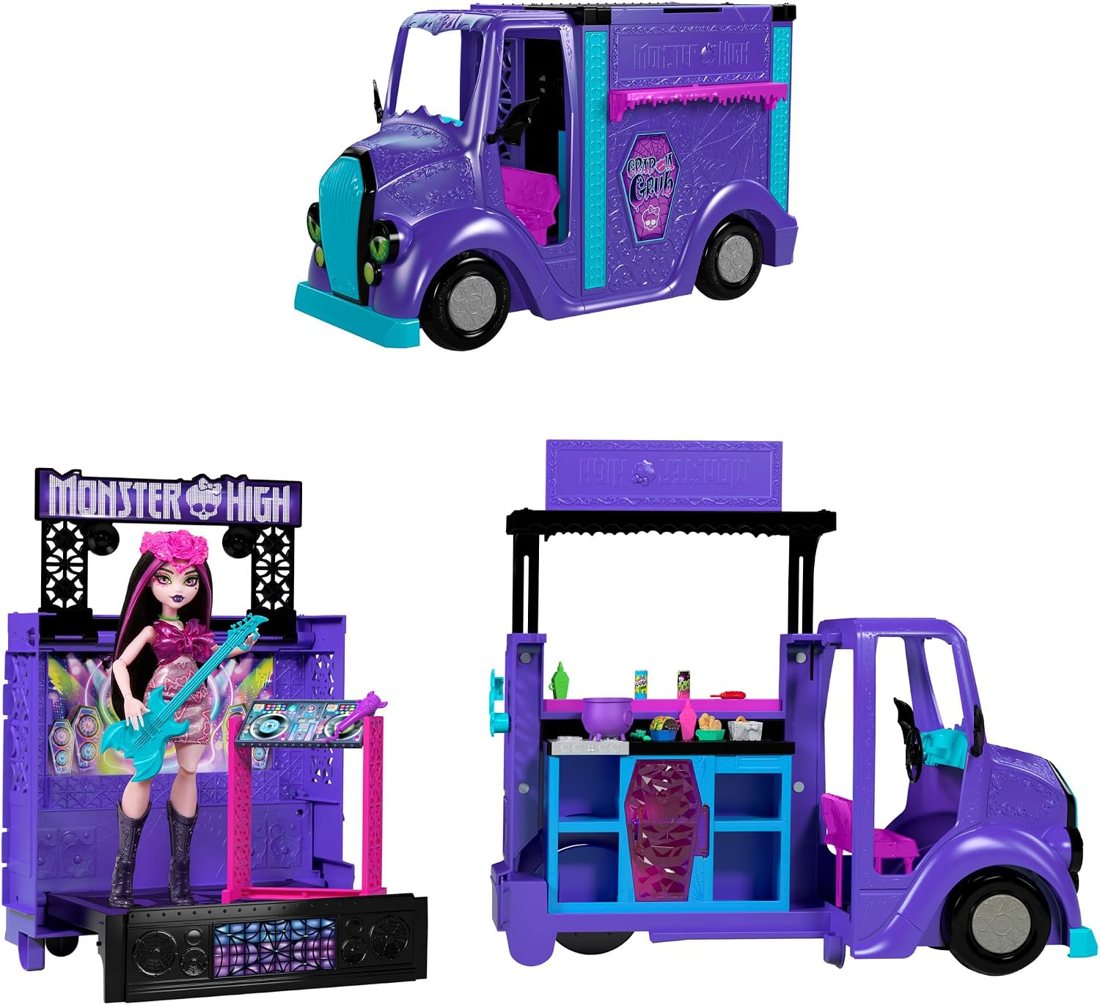 Draculaura Rockin' Food Truck Playset view 2