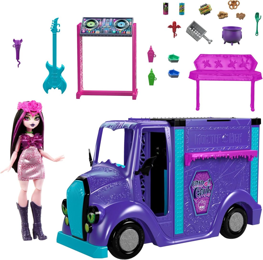 Draculaura Rockin' Food Truck Playset view 5