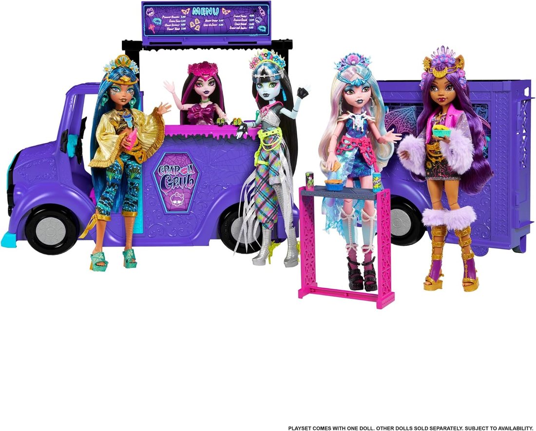 Draculaura Rockin' Food Truck Playset view 6