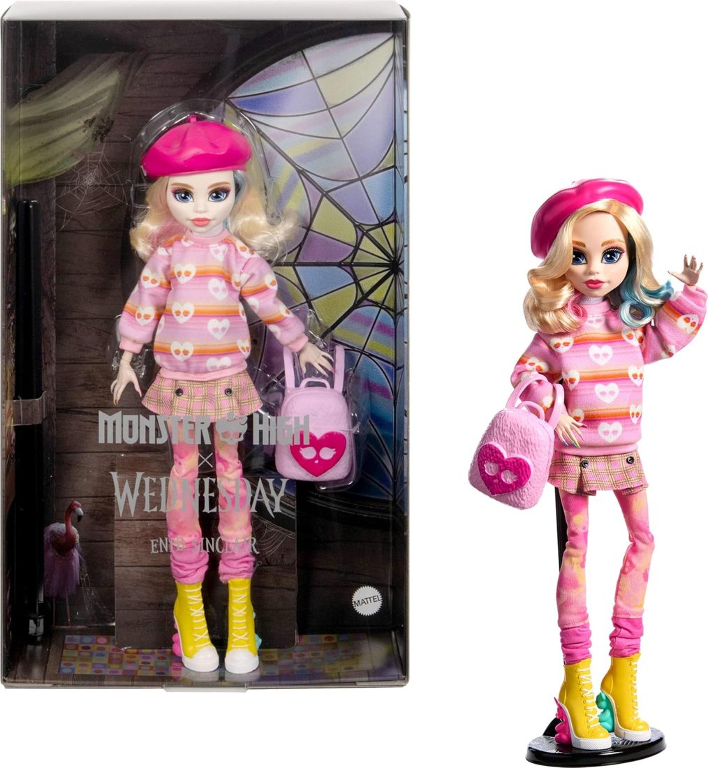 Enid Sinclair Doll from Wednesday view 2