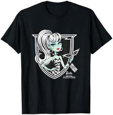 Frankie Stein Monster High x Barbie crossover graphic t-shirt