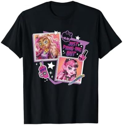 Just Fang-ing Out vampire pun Monster High t-shirt