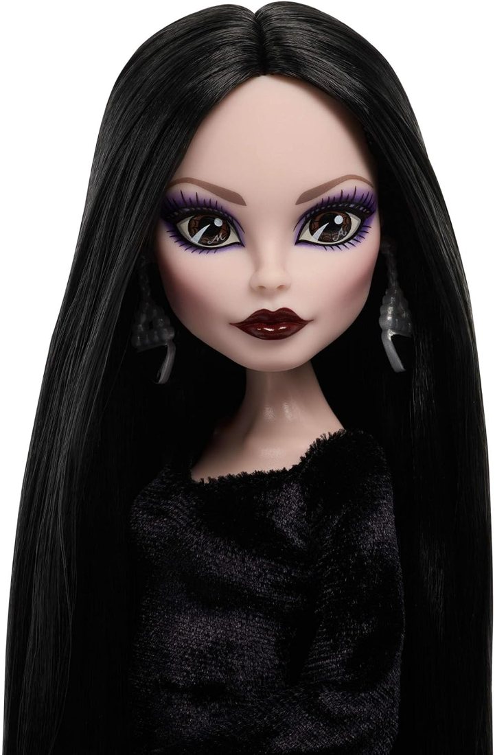 Morticia Addams Doll from Wednesday view 4