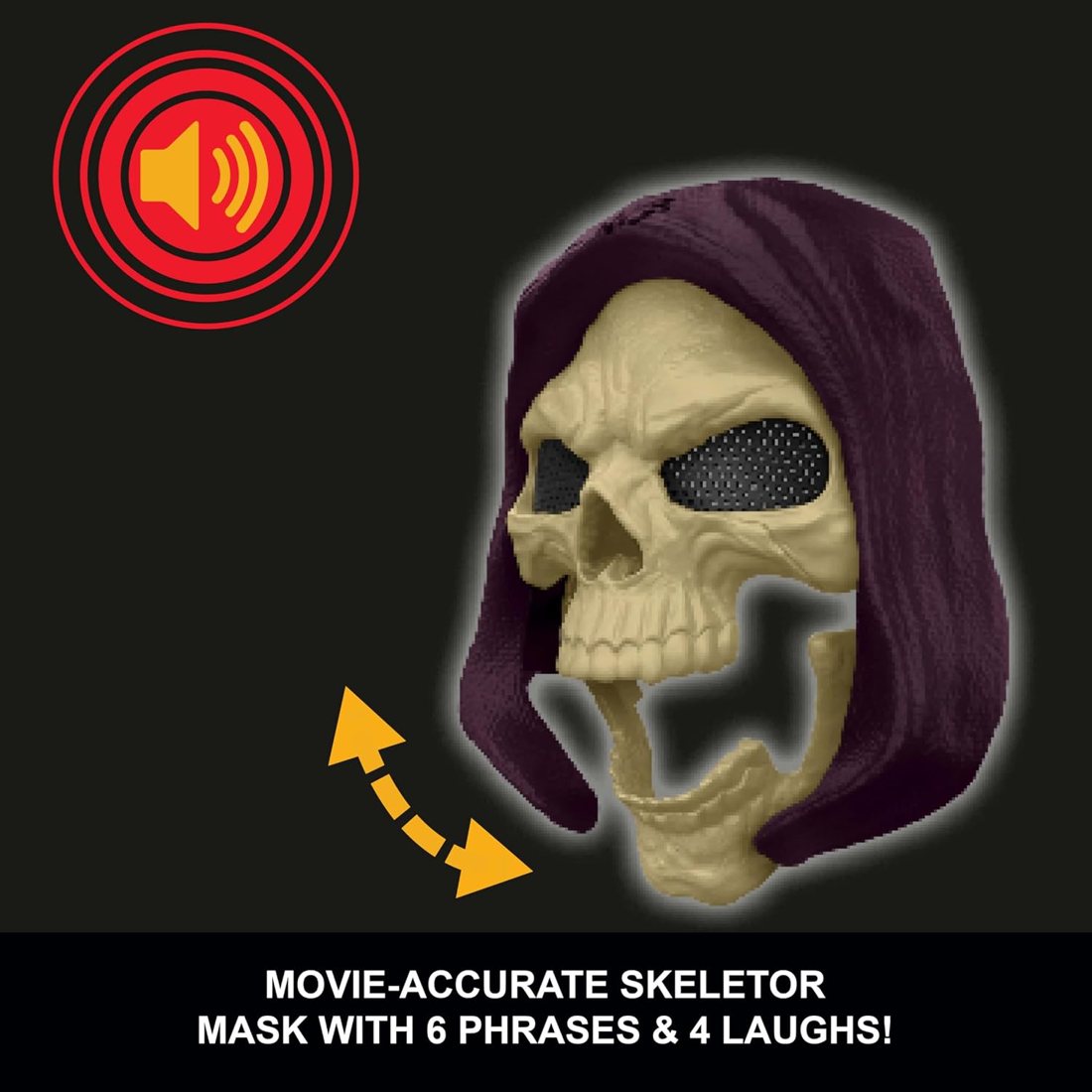 Skeletor Movie Mask with Sounds view 4