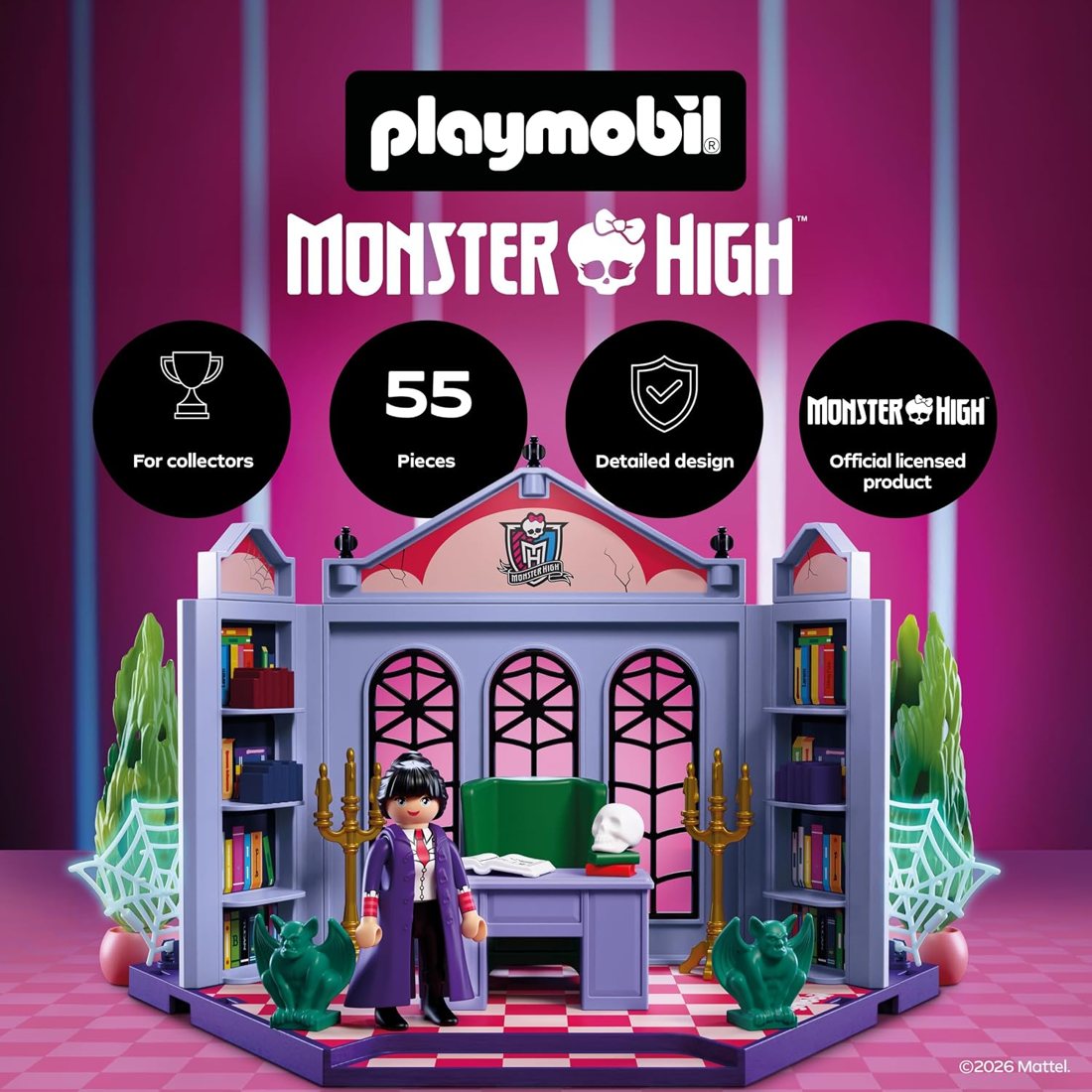Playmobil Headmistress Bloodgood's Office view 3