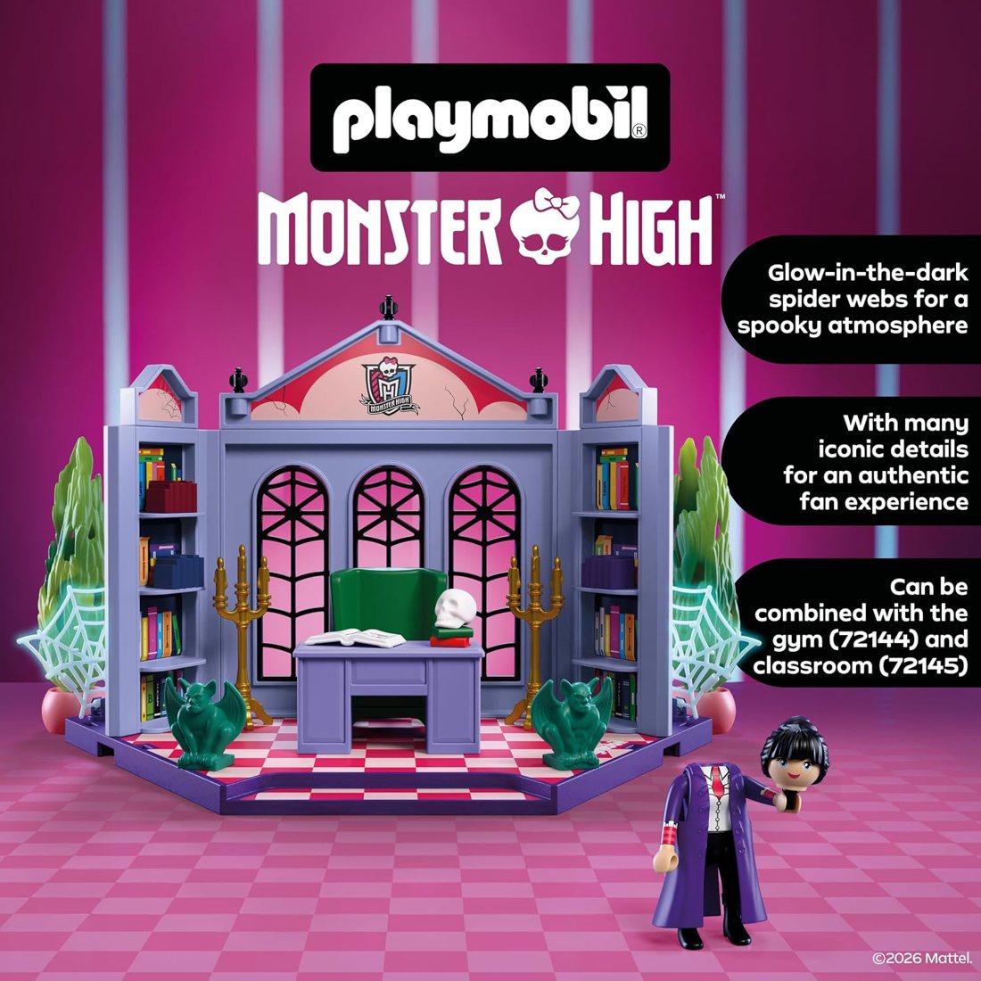 Playmobil Headmistress Bloodgood's Office view 4