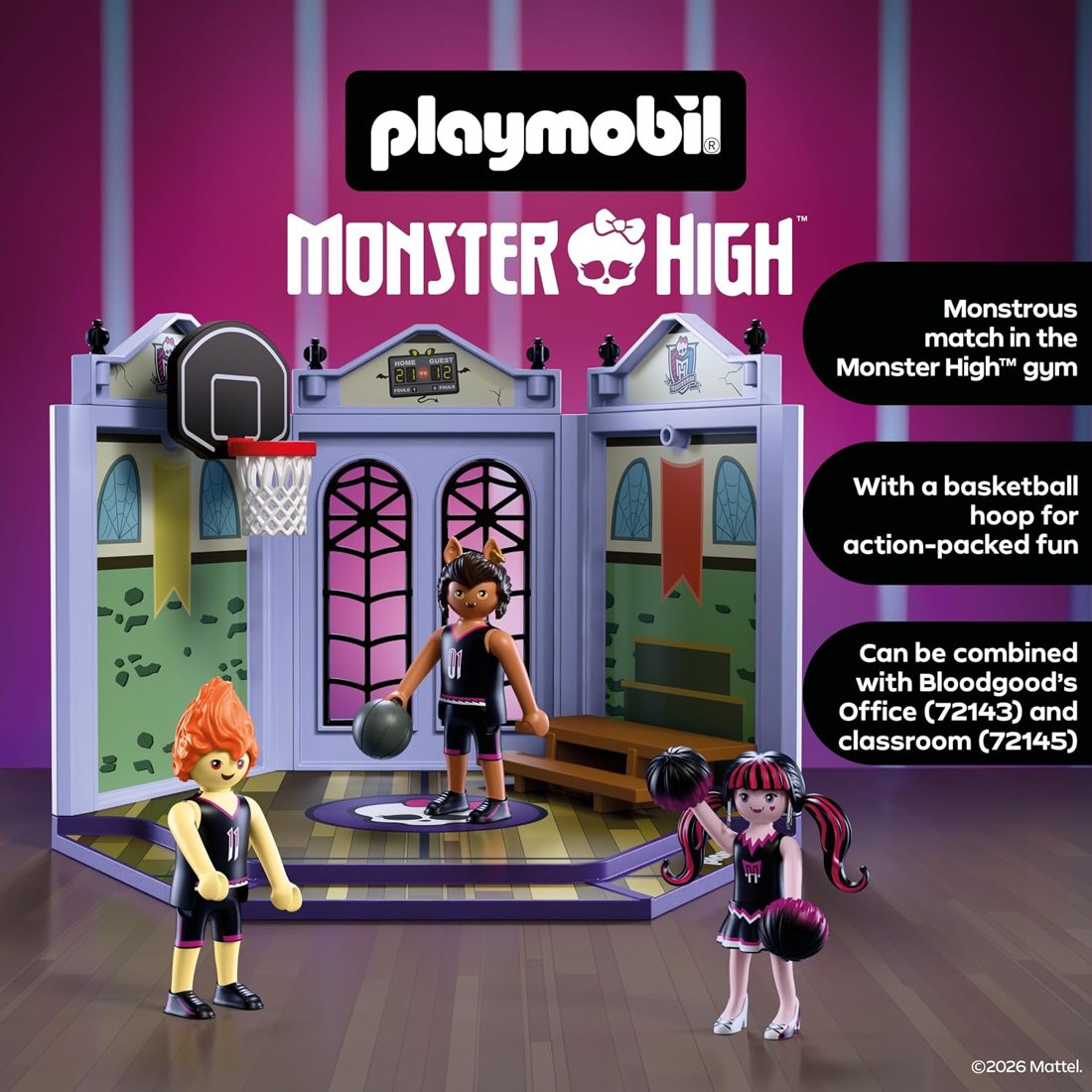 Playmobil Casketball Court Playset view 4