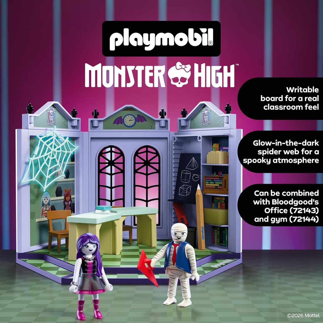 Playmobil Classroom with Mr. Mummy view 4