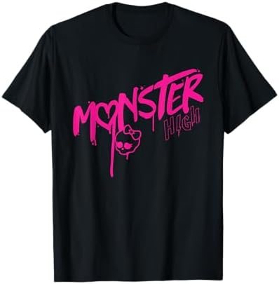 Monster High Valentine's Day drip logo graphic t-shirt